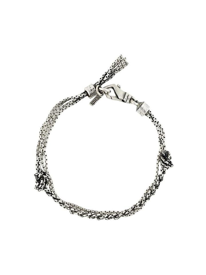 Emanuele Bicocchi Chain Bracelet, Men's, Size: Medium, Metallic