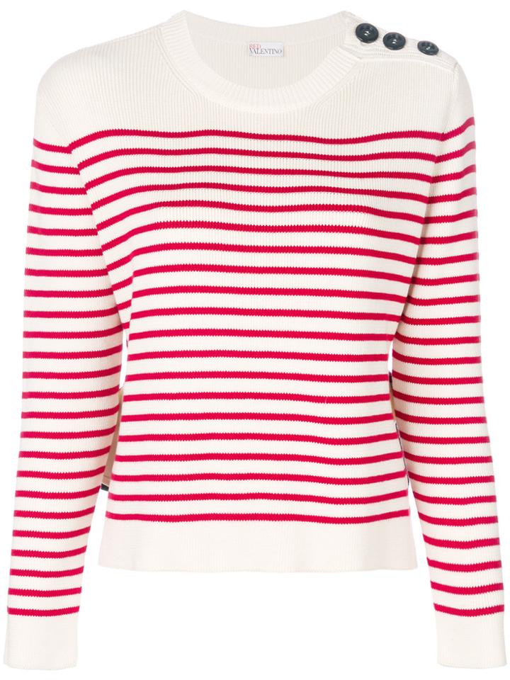 Red Valentino Striped Jumper