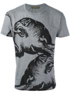 Valentino Panther Print T-shirt - Grey