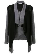 Mara Mac Panelled Cardigan - Black