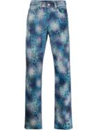 Napa By Martine Rose Leopard Print Jeans - Blue