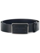 Dolce & Gabbana Logoed Badge Belt - Black