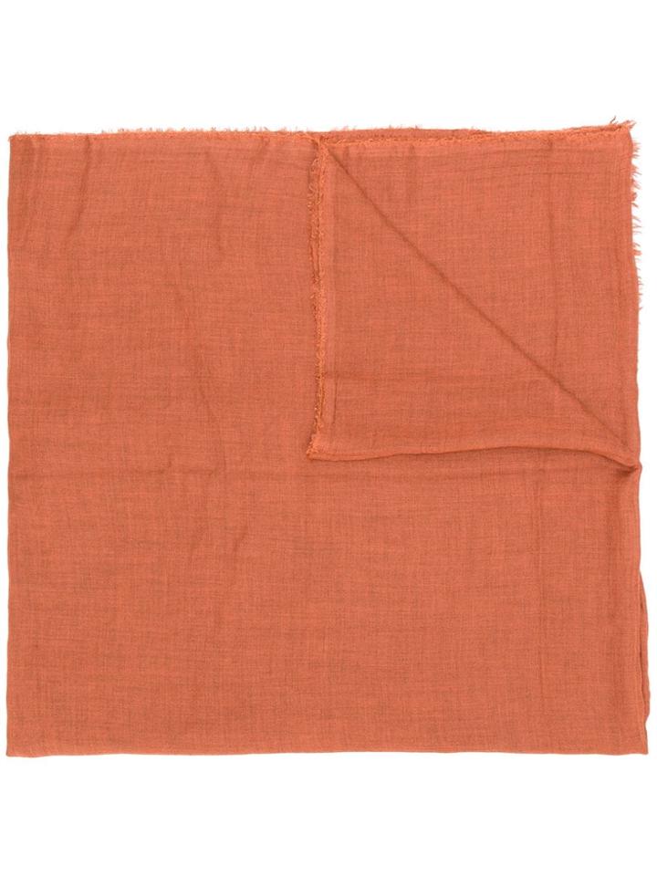Faliero Sarti Azzurra Wide Scarf - Brown