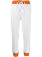 Marni Contrast Stripe Track Pants - White