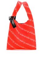 Alexander Wang Logo Jacquard Shopping Bag - Orange