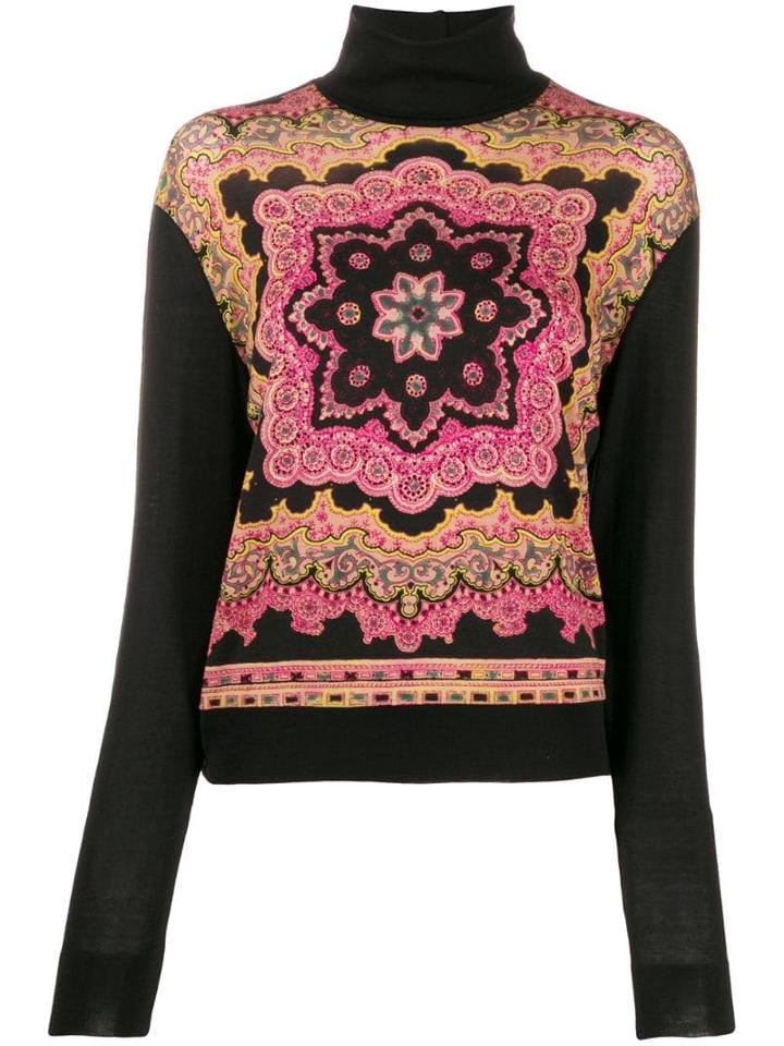 Etro All-over Print Jumper - Black