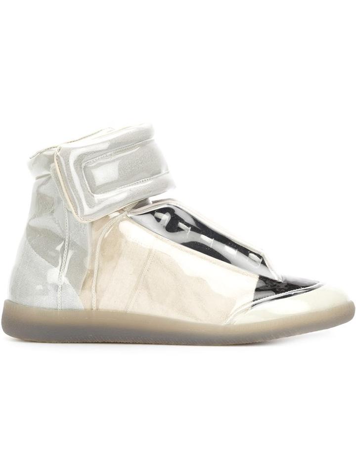 Maison Margiela Future Hi-top Sneakers, Men's, Size: 43, Grey, Rubber