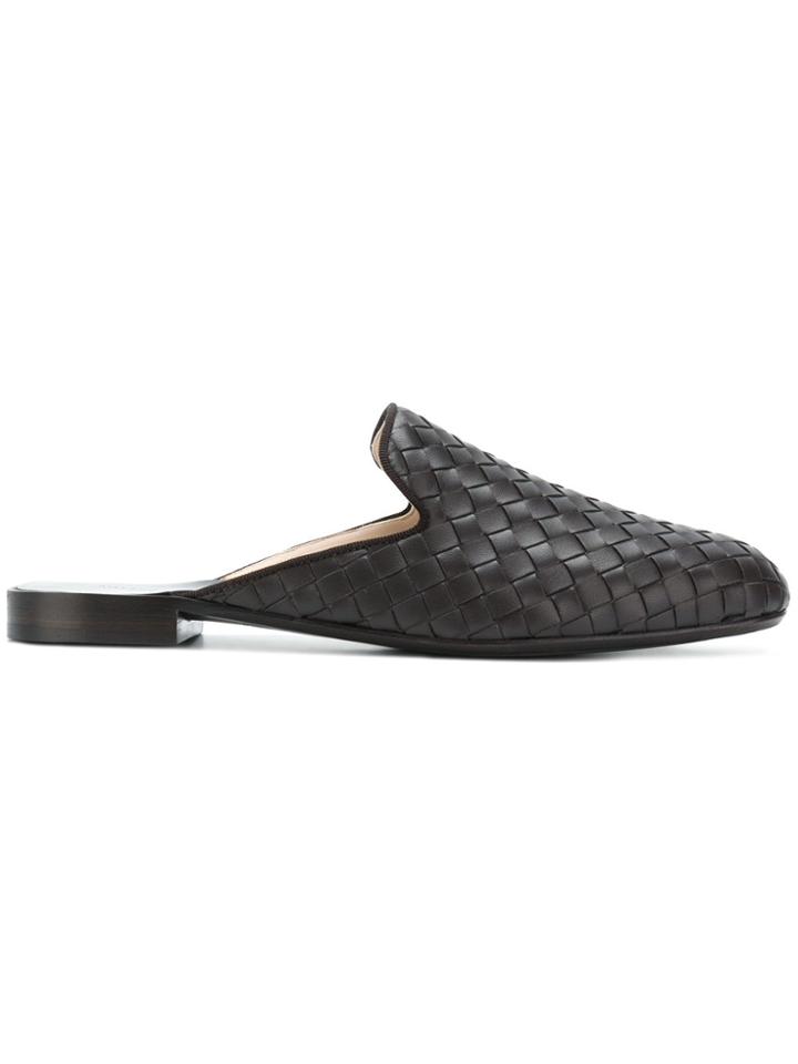 Bottega Veneta Fiandra Slippers - Brown