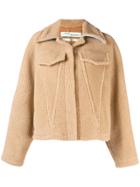 Off-white Single Breasted Jacket - Nude & Neutrals