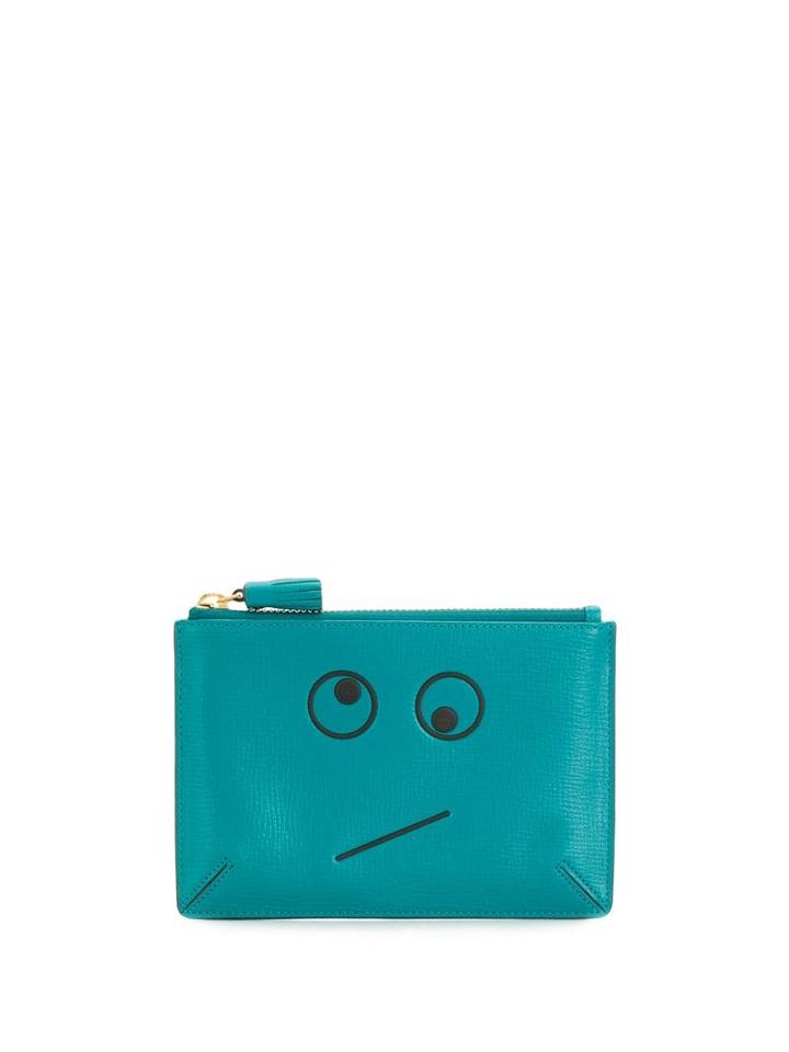 Anya Hindmarch Amused Face Purse - Green