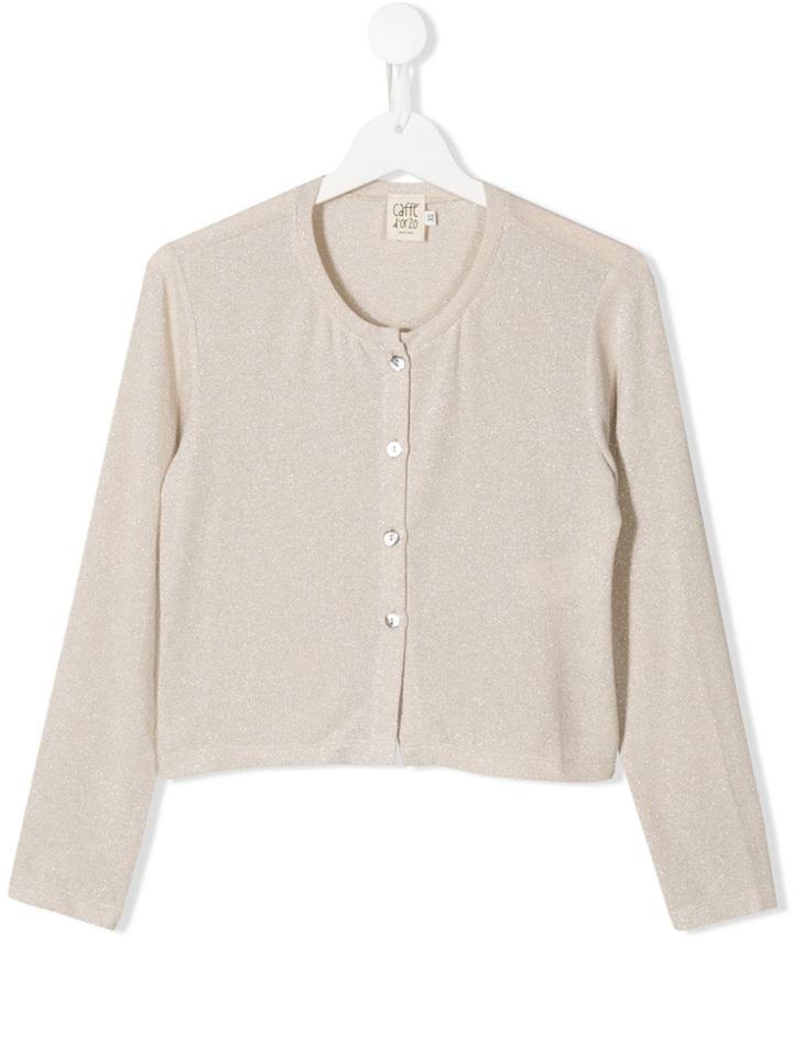 Caffe' D'orzo Teen Laura Cardigan - Neutrals