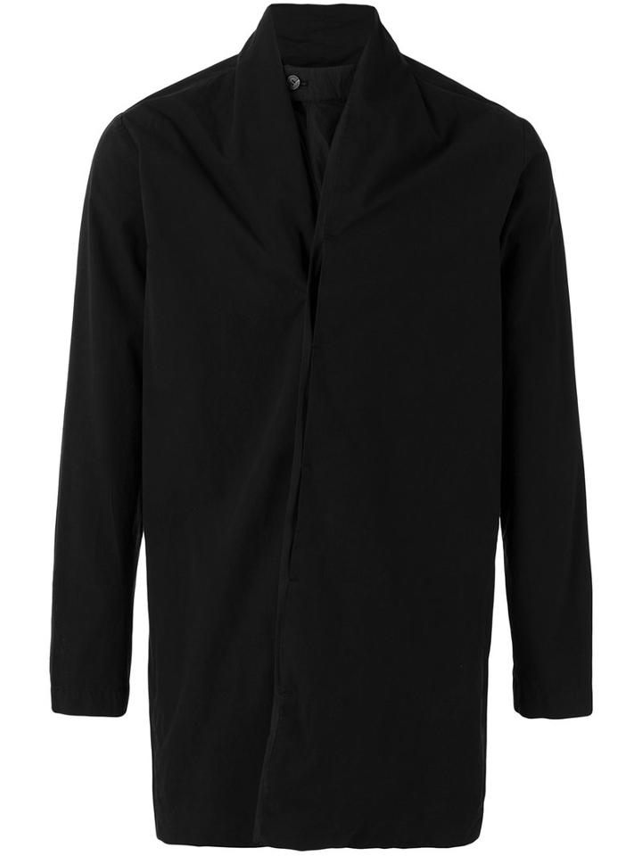 Stephan Schneider - Single Breasted Coat - Men - Cotton - S, Black, Cotton