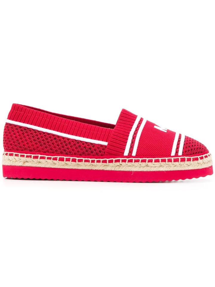 Michael Michael Kors Logo Espadrilles - Red