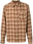 A.p.c. Plaid Casual Shirt - Brown