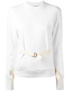 J.w.anderson D-ring Sweatshirt, Women's, Size: Small, White, Cotton