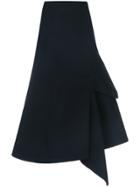 Victoria Beckham Asymmetric Skirt - Blue
