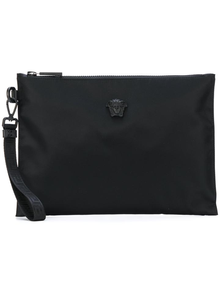 Versace Medusa Pouch Clutch - Black