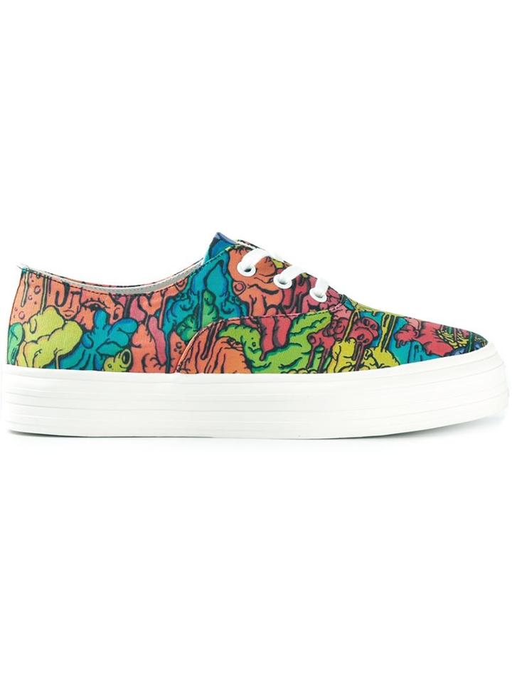 Swear Printed Lace-up Sneakers