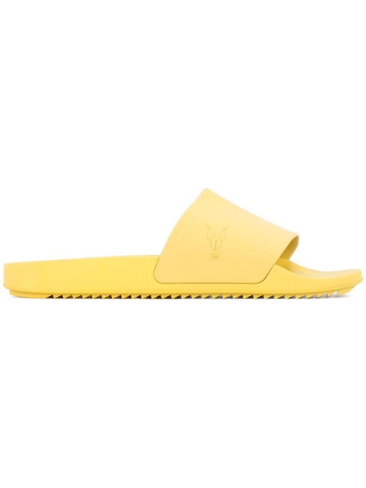 Rick Owens Drkshdw Shower Slides - Yellow & Orange