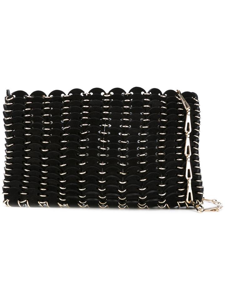 Paco Rabanne Quilted Tote, Women's, Black, Leather/metal