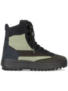 Yeezy Brown Suede Military Boots - Green