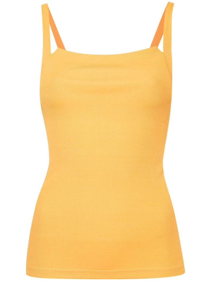 Christopher Esber Square Neck Tank Top - Yellow