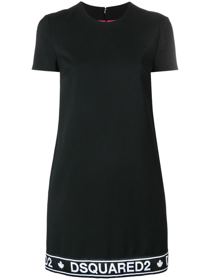 Dsquared2 Front Logo Summer Dress - Black