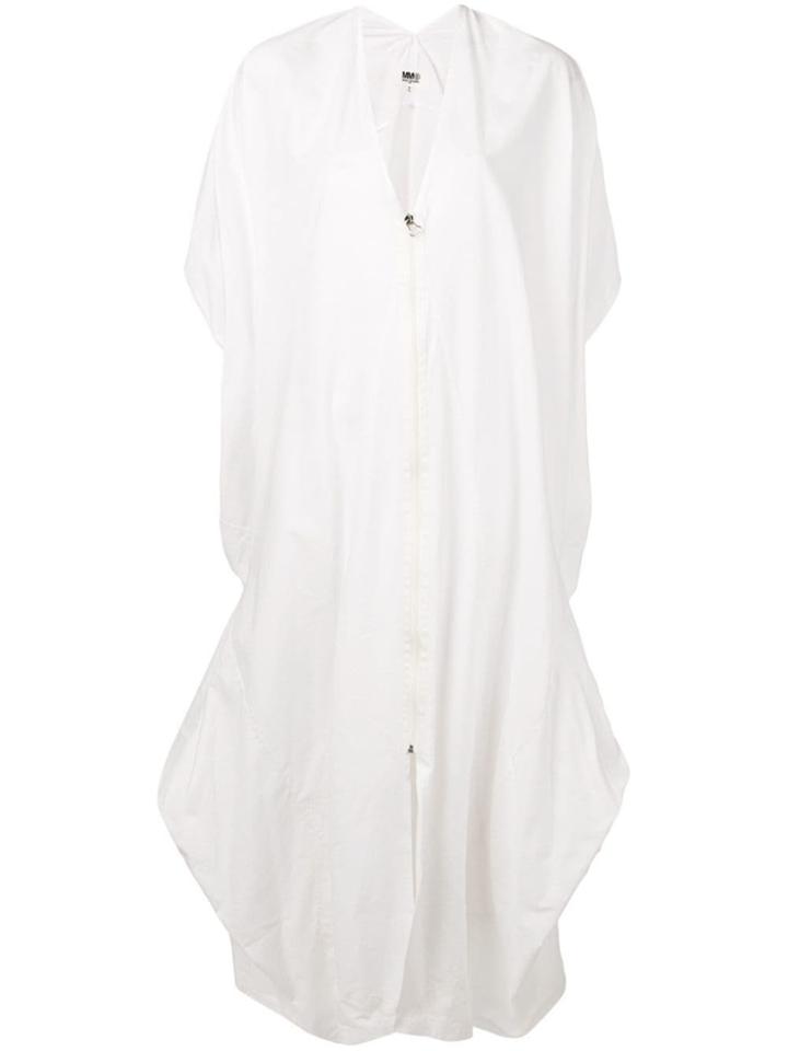 Mm6 Maison Margiela Kaftan Dress - White