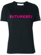 Paco Rabanne Printed Logo T-shirt, Women's, Size: 36, Black, Cotton
