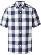 Burberry Brit Shortsleeved Checked Shirt, Men's, Size: Xxxl, Blue, Cotton