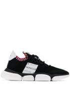 Moncler Low Top Sock Trainers - Black