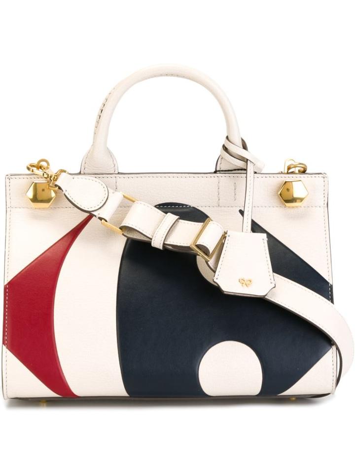 Anya Hindmarch Medium Shoulder Bag, Women's, White, Leather