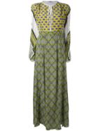 Msgm Patterned Maxi Dress - Green