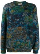 Etro Floral-print Sweatshirt - Blue
