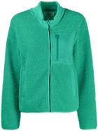 Ymc Faux-shearling Zip-up Jacket - Green