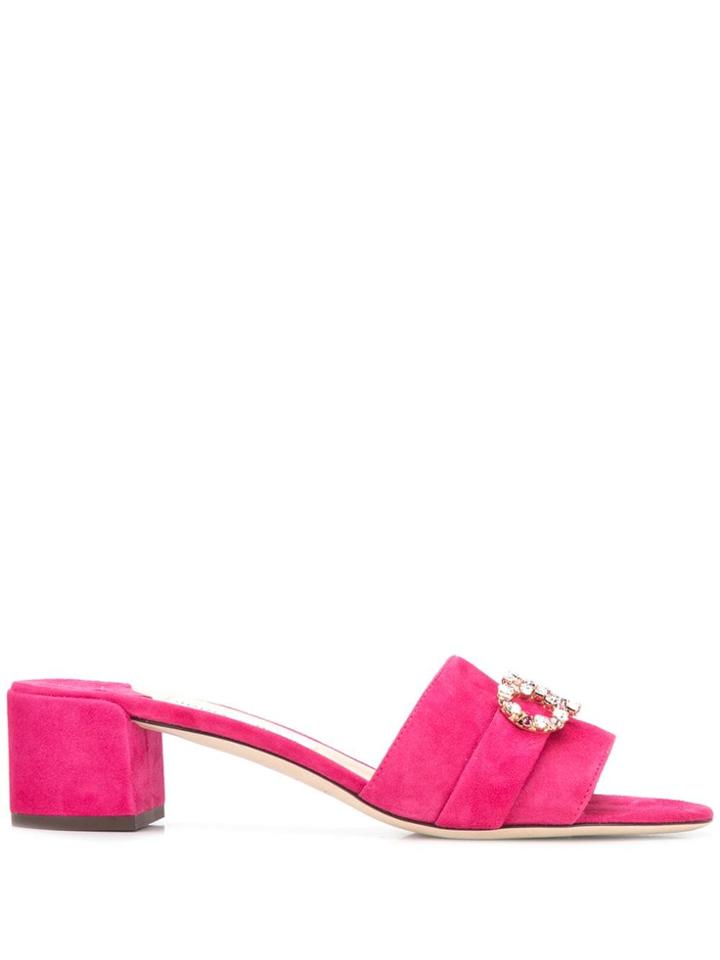 Jimmy Choo Joni 40 Mules - Pink