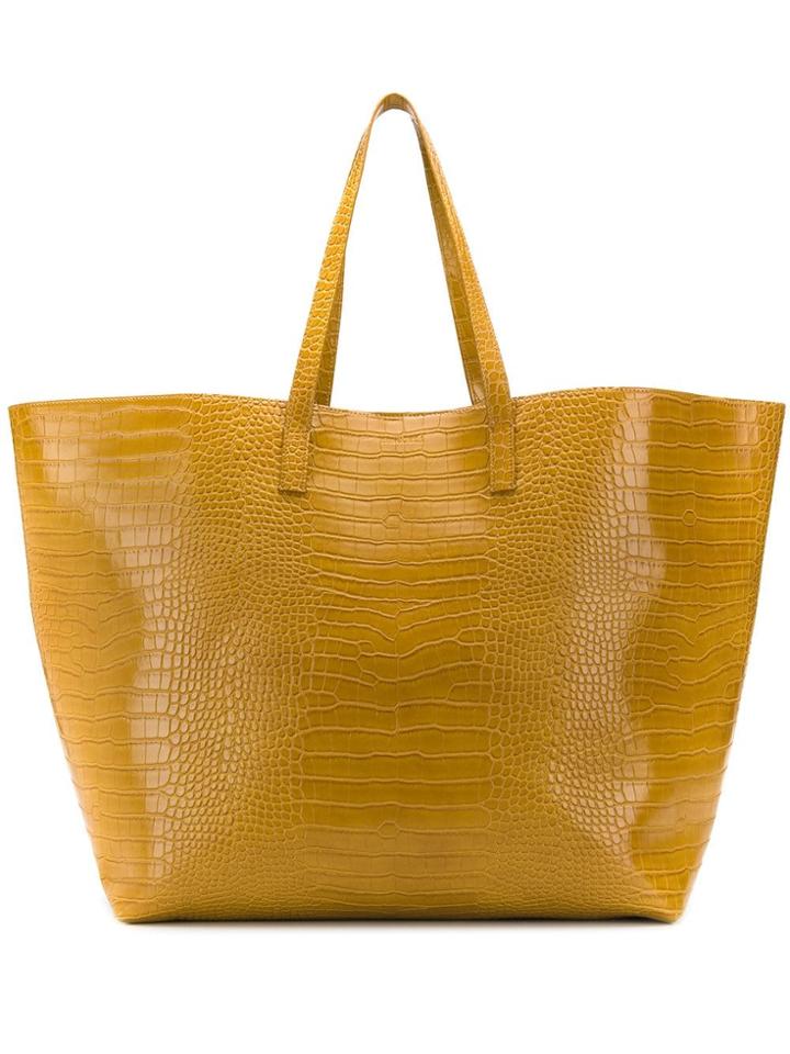 Nanushka Oversized Sahaara Tote Bag - Yellow