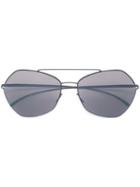 Mykita - Aviator Sunglasses - Unisex - Acetate - One Size, Grey, Acetate