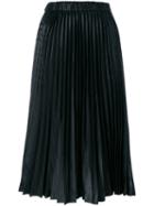 Comme Des Garçons Girl - Pleated Midi Skirt - Women - Polyester - M, Black, Polyester