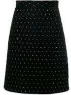 Gucci Diamond Quilted Skirt - Black