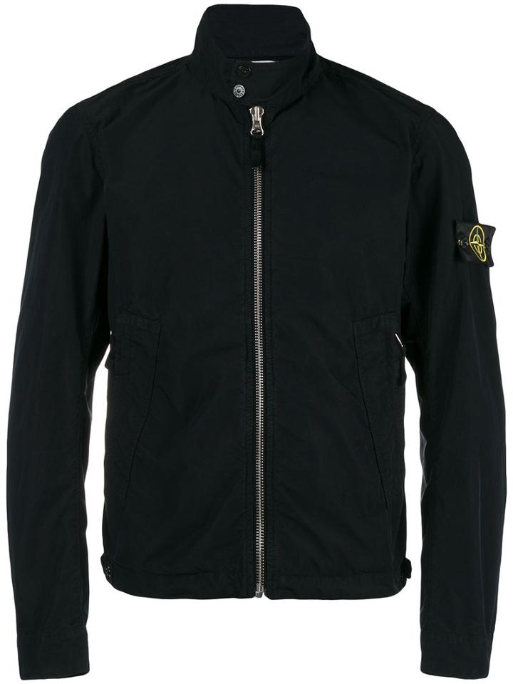 Stone Island - Snap Collar Jacket - Men - Polyamide/polyester - S, Black, Polyamide/polyester