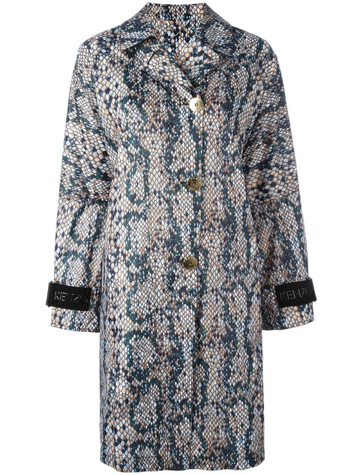 Kenzo - Lightweight Volume Trench Coat - Women - Polyester - S, Polyester