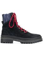 Tommy Hilfiger Lace-up Hiking Boots - Blue