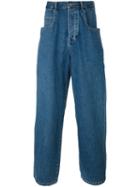 Martine Rose 'jean Wide Leg' Jeans, Adult Unisex, Size: Xs, Blue, Cotton