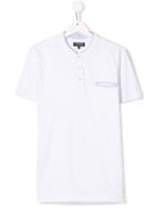 Woolrich Kids Teen Chest Pocket Polo Shirt - White