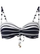 Heidi Klein Bandeau Bikini Top, Women's, Size: Large, Blue, Polyamide/spandex/elastane