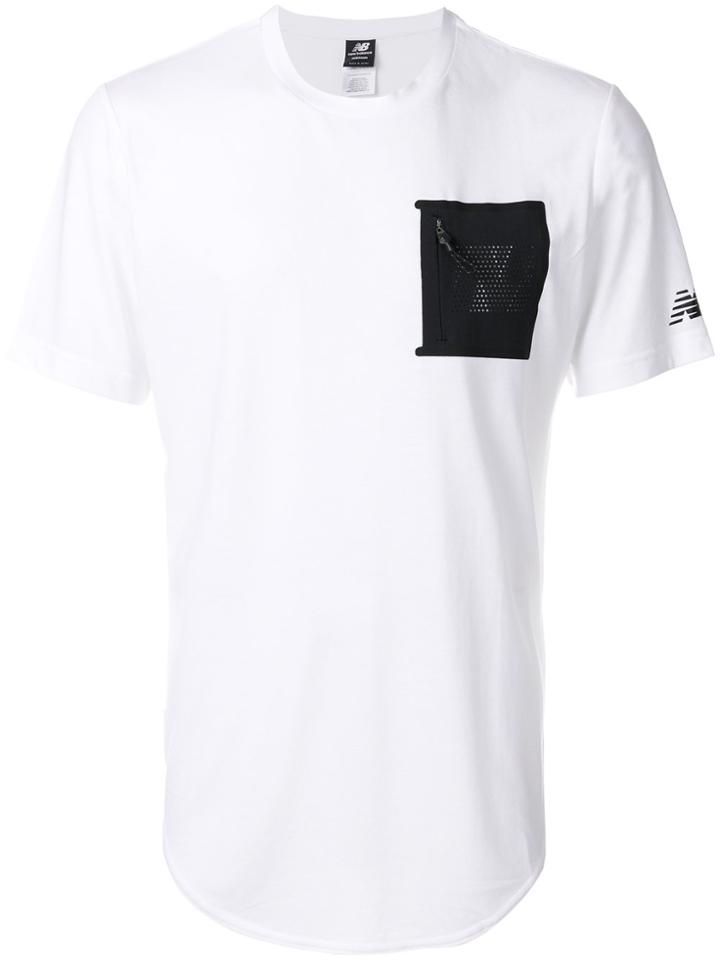 New Balance Pocket Detail T-shirt - White