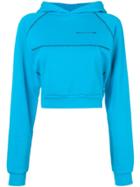 1017 Alyx 9sm Cropped Logo Hoodie - Blue