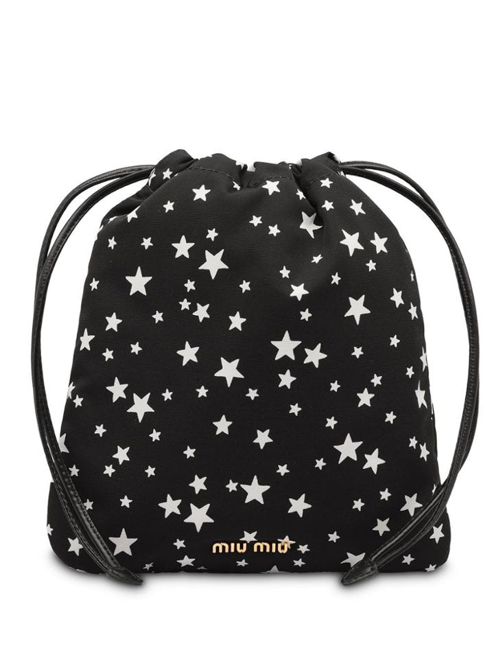 Miu Miu Faille Pouch - Black