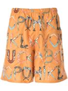 Supreme Alphabet Water Shorts - Orange